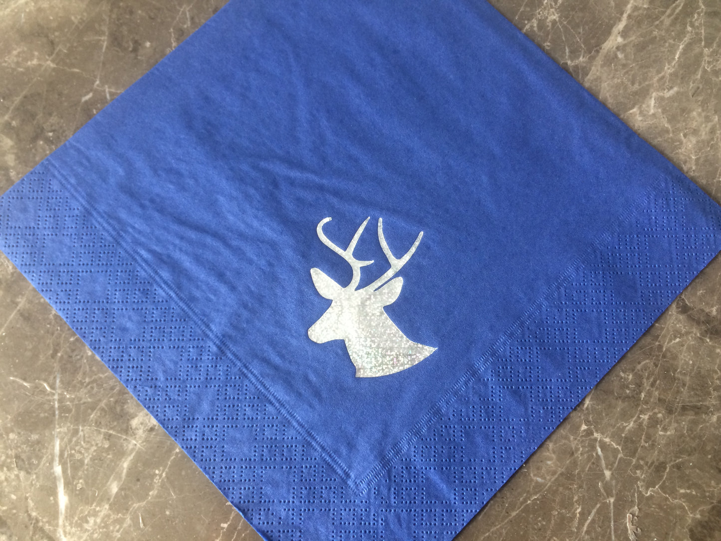 Christmas Stag Head Disposable Dinner Napkins Quality 3ply 40cm