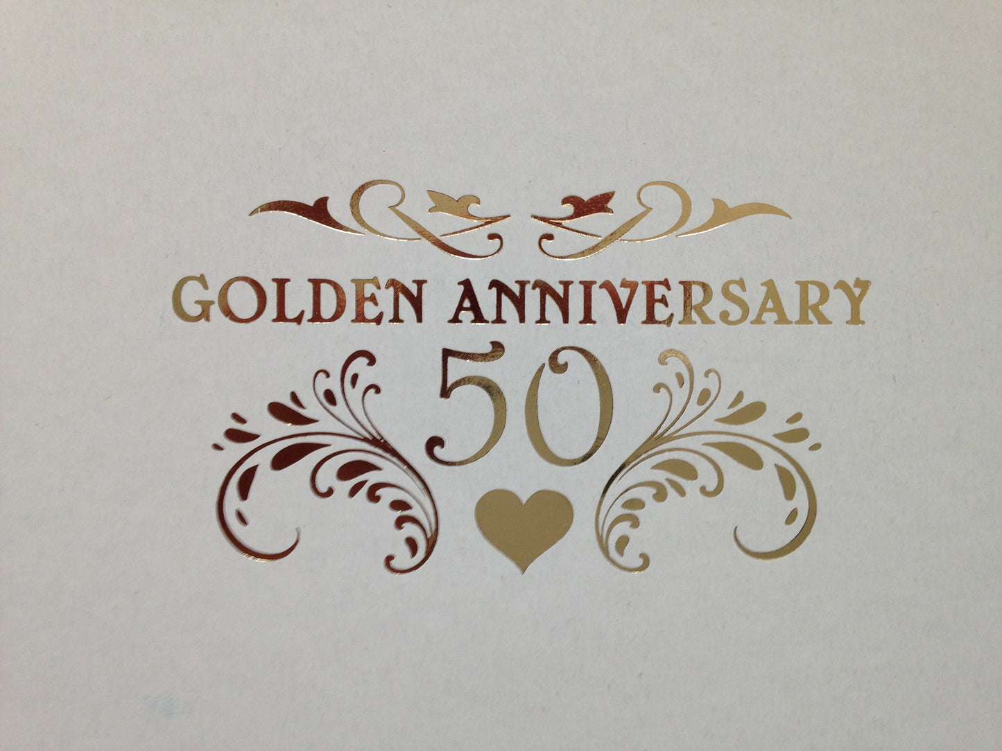 Personalised 50th Golden Wedding Anniversary Cake Boxes x 20