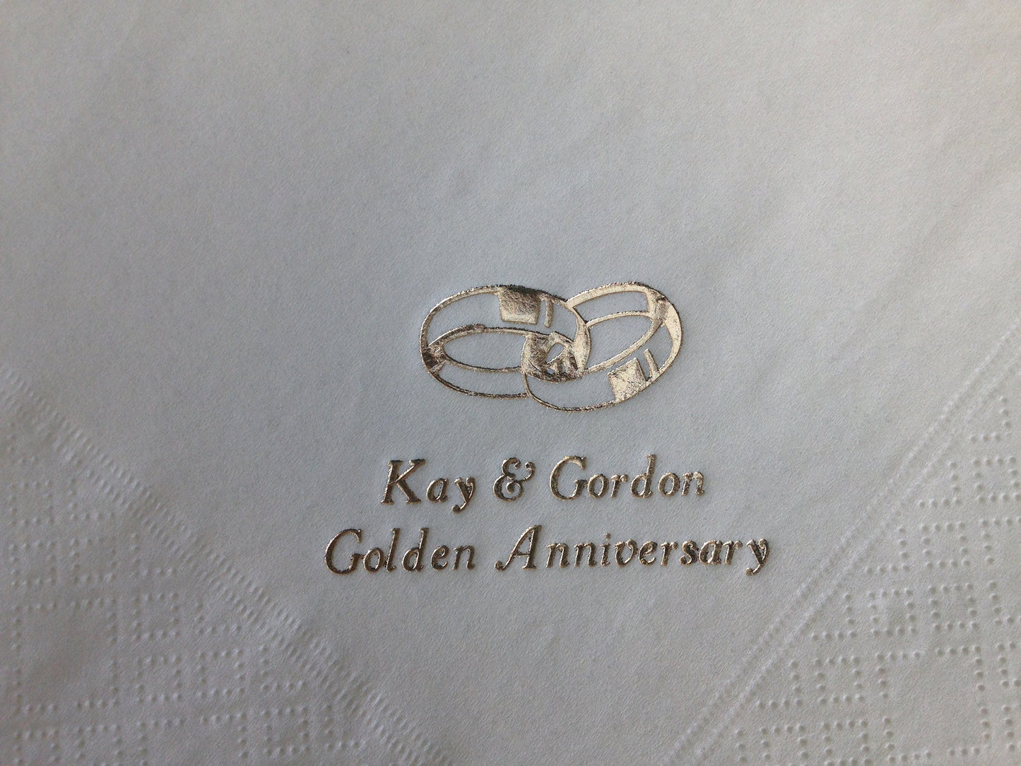 50 Personalised Napkins / Serviettes Quality 3ply Wedding, Birthday, Anniversary, All Occasions