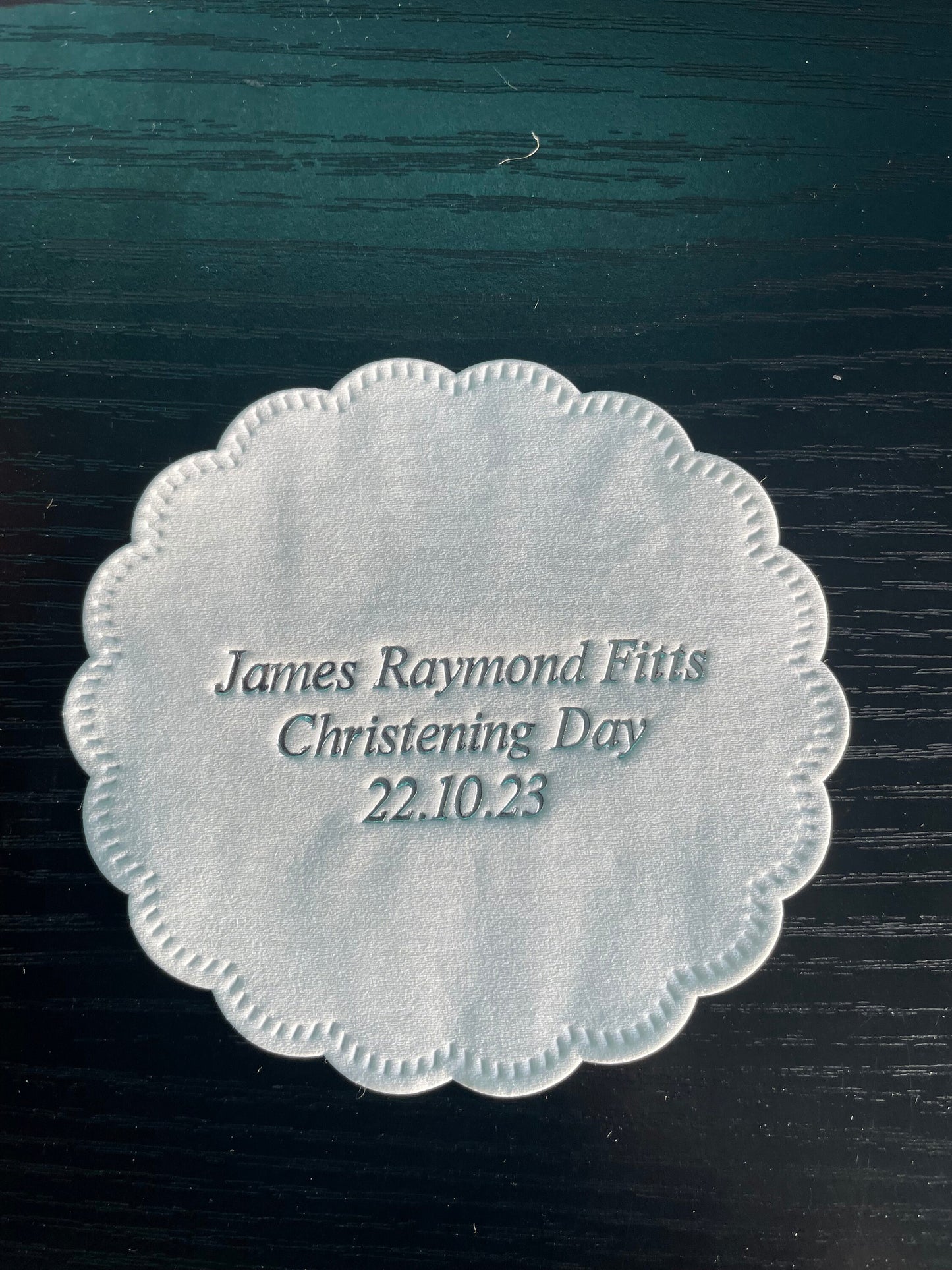 50 Personalised coasters multi ply paper Bar Beer Garden home pub party anniversary