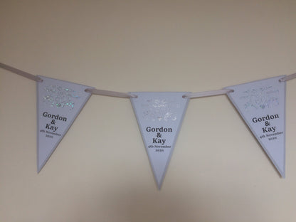 Personalised 60th Diamond Anniversary Bunting flags